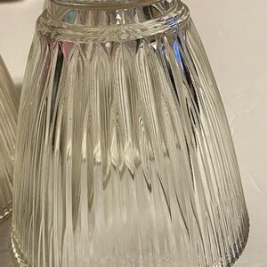 EUC Set of 4 Elegant Glass ceiling fan Shade